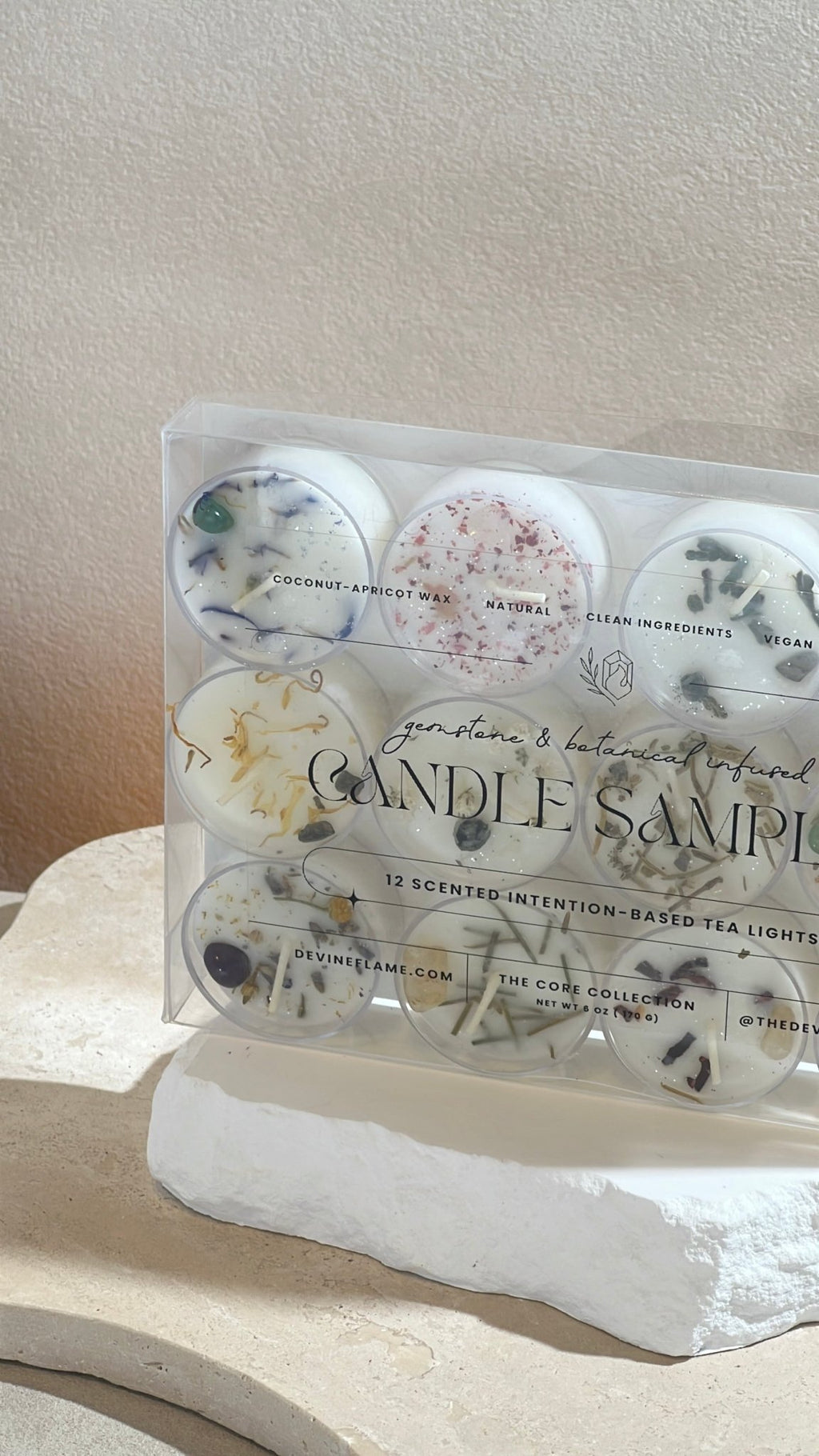 Tea Light Intention Sampler (12-pack) - Devine FlameTLS