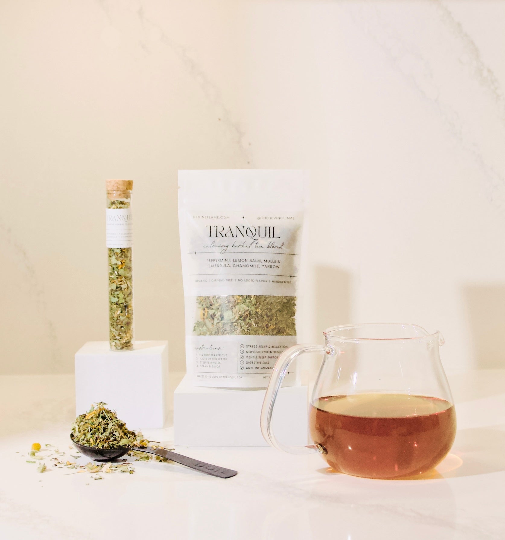 Tranquil Herbal Tea Blend - Devine Flame