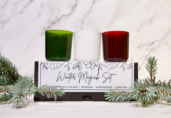 Winter Magick Mini Candle Set - Devine Flame