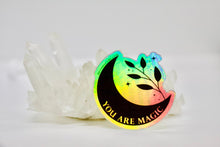 Cargar imagen en el visor de la galería, “You are Magic” Holographic Sticker - Devine FlameMAGICHOLO
